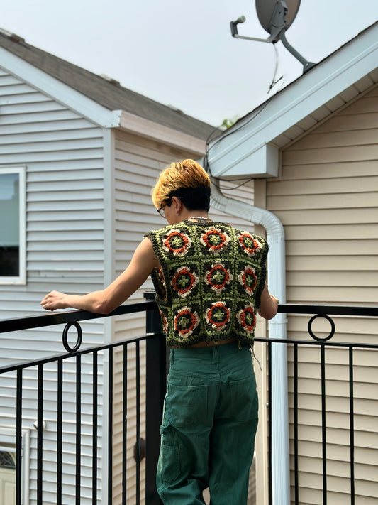"Desert" - Crocheted Vest