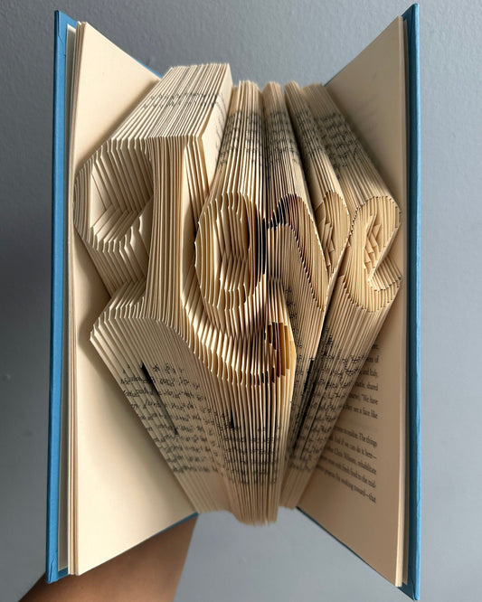 "Love" - Folded Book