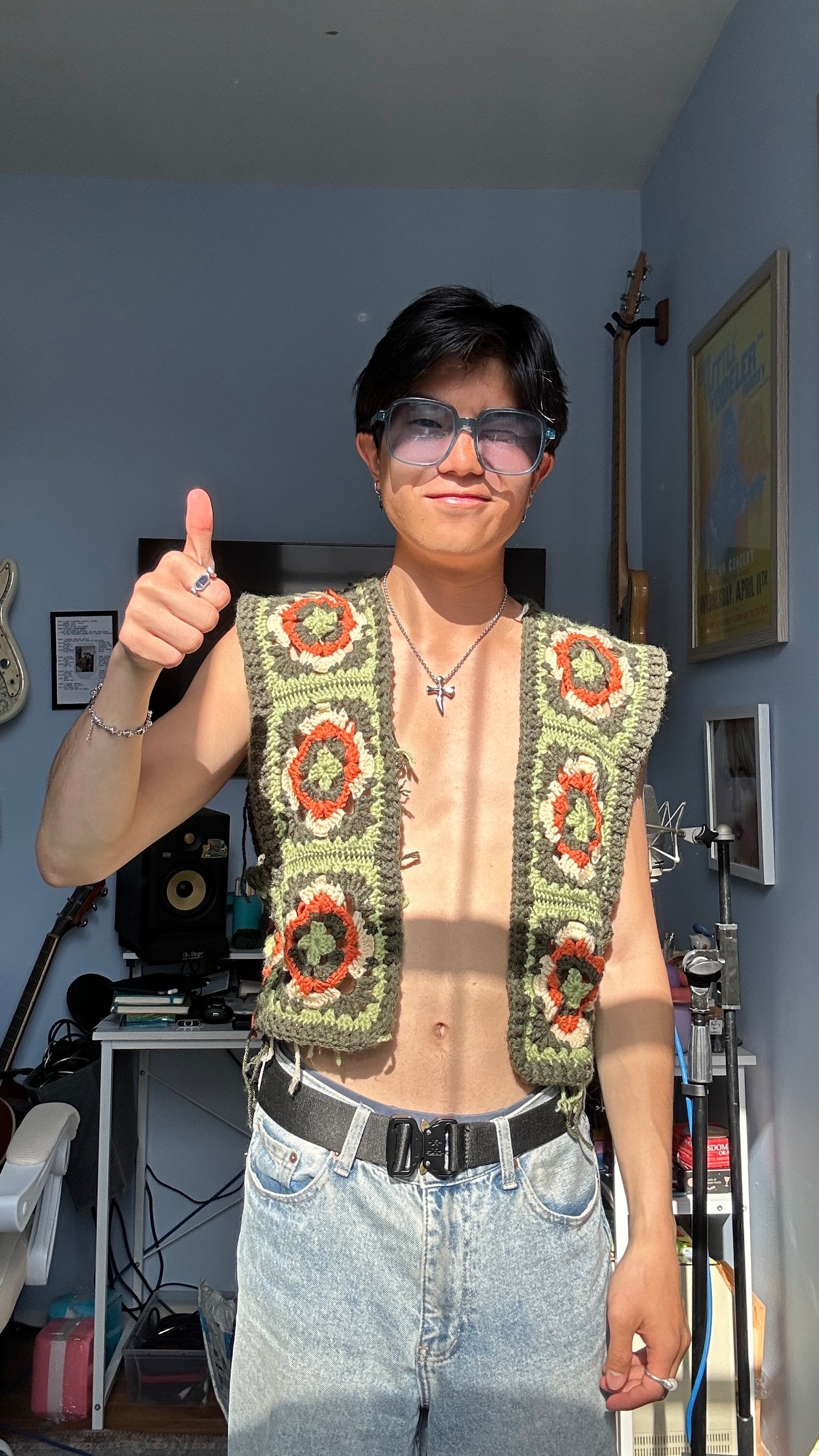 "Desert" - Crocheted Vest
