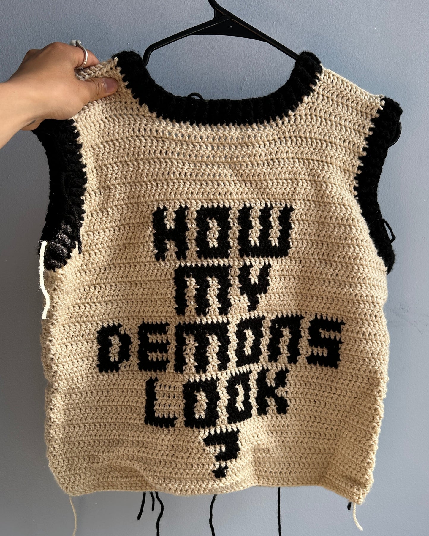 Doja Cat's Checklist - Crocheted Vest