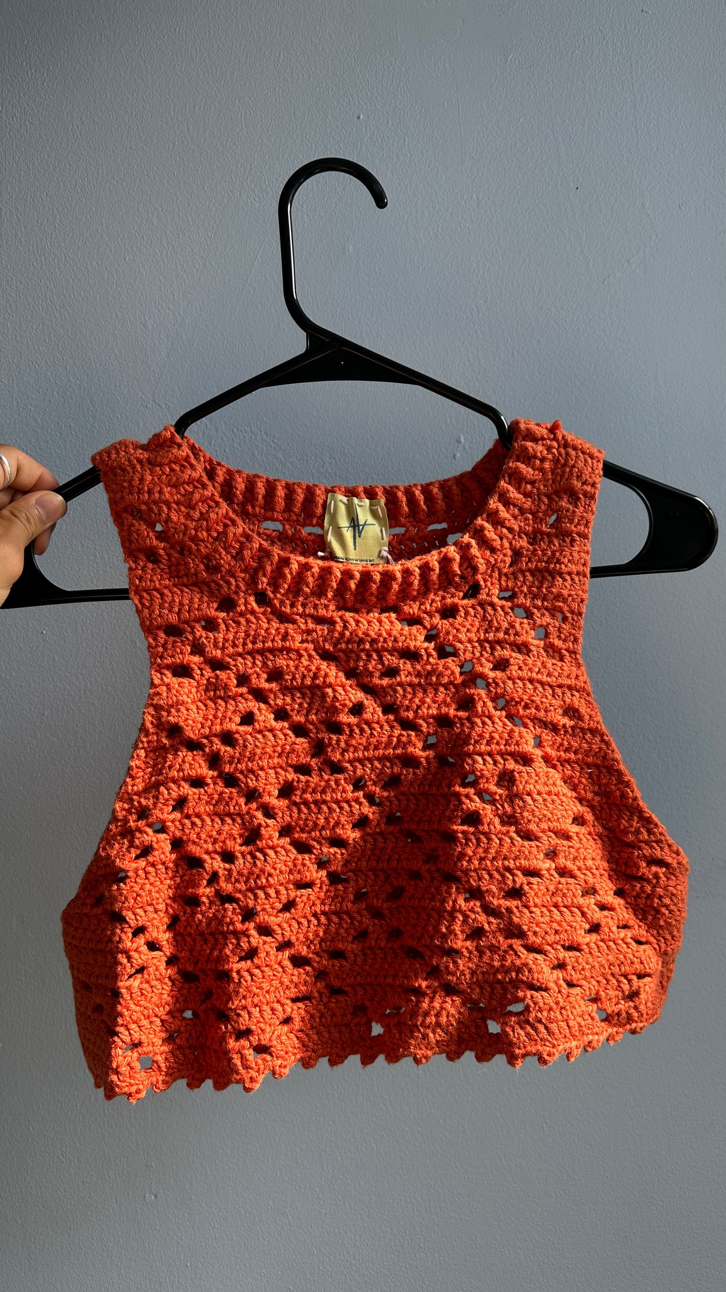 "Orenjch" - Crocheted Top